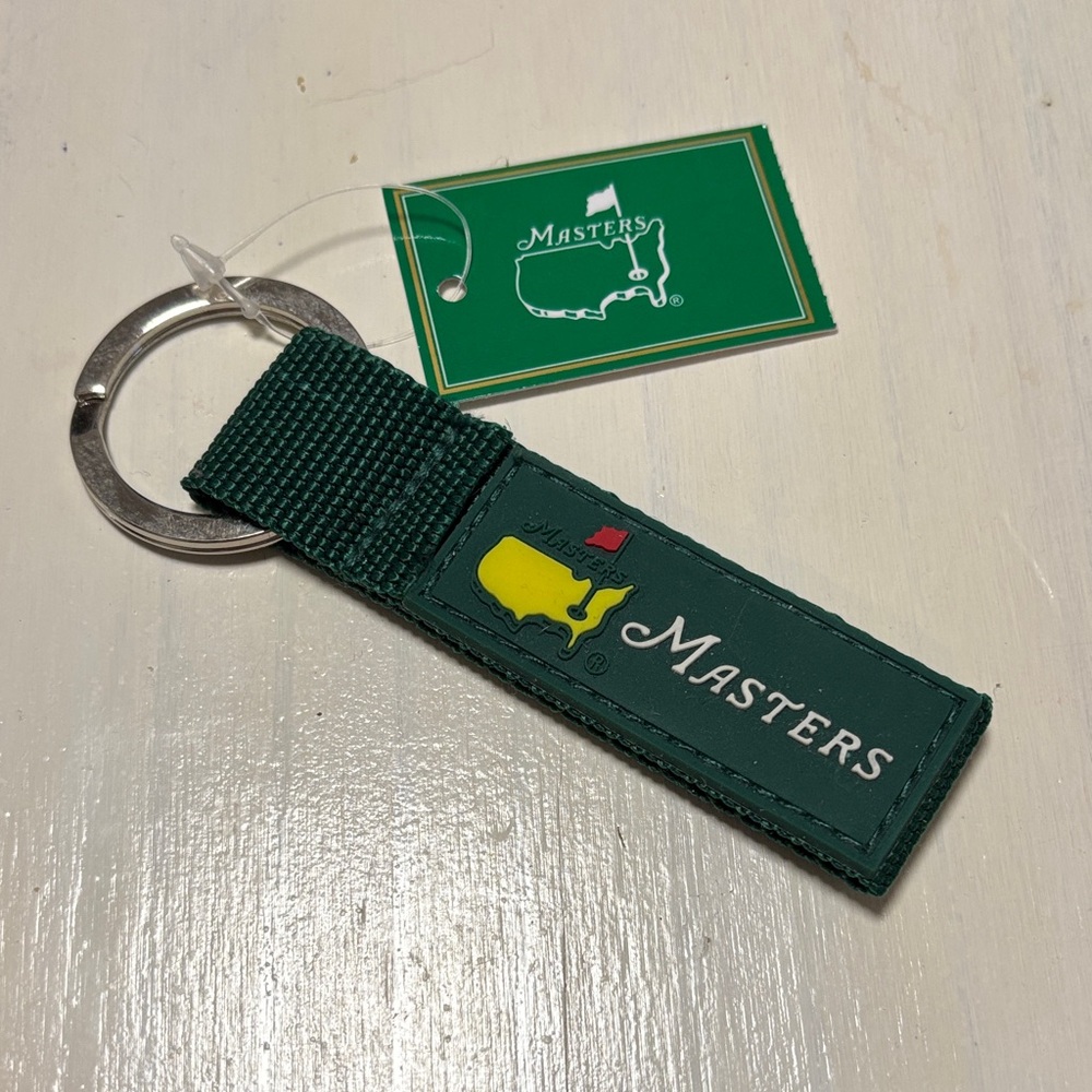 Masters Green and Yellow Key Fob NWT